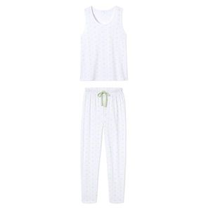 Lake pajamas x Julia B - Dreamknit ribbon tank set in garden bloom - size small